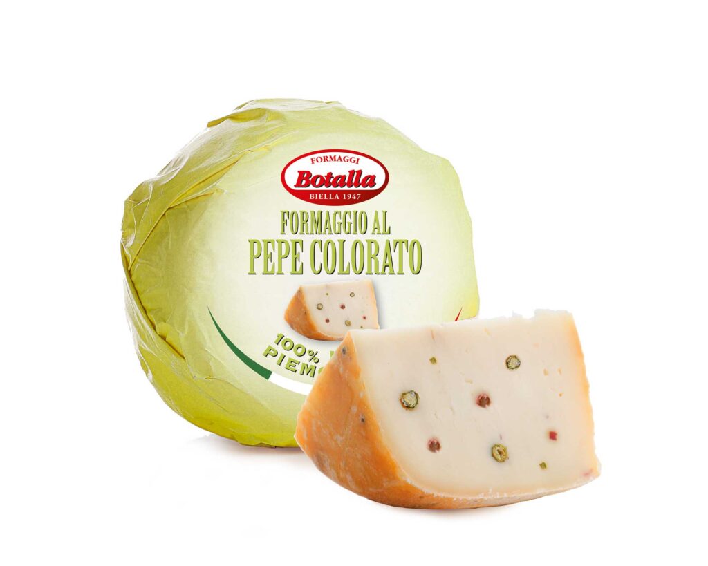 Formaggio al pepe colorato 200g botalla