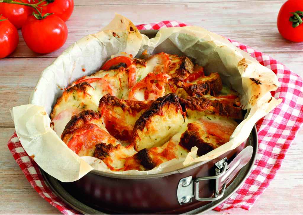 Torta di pane con Formaggio Biellese