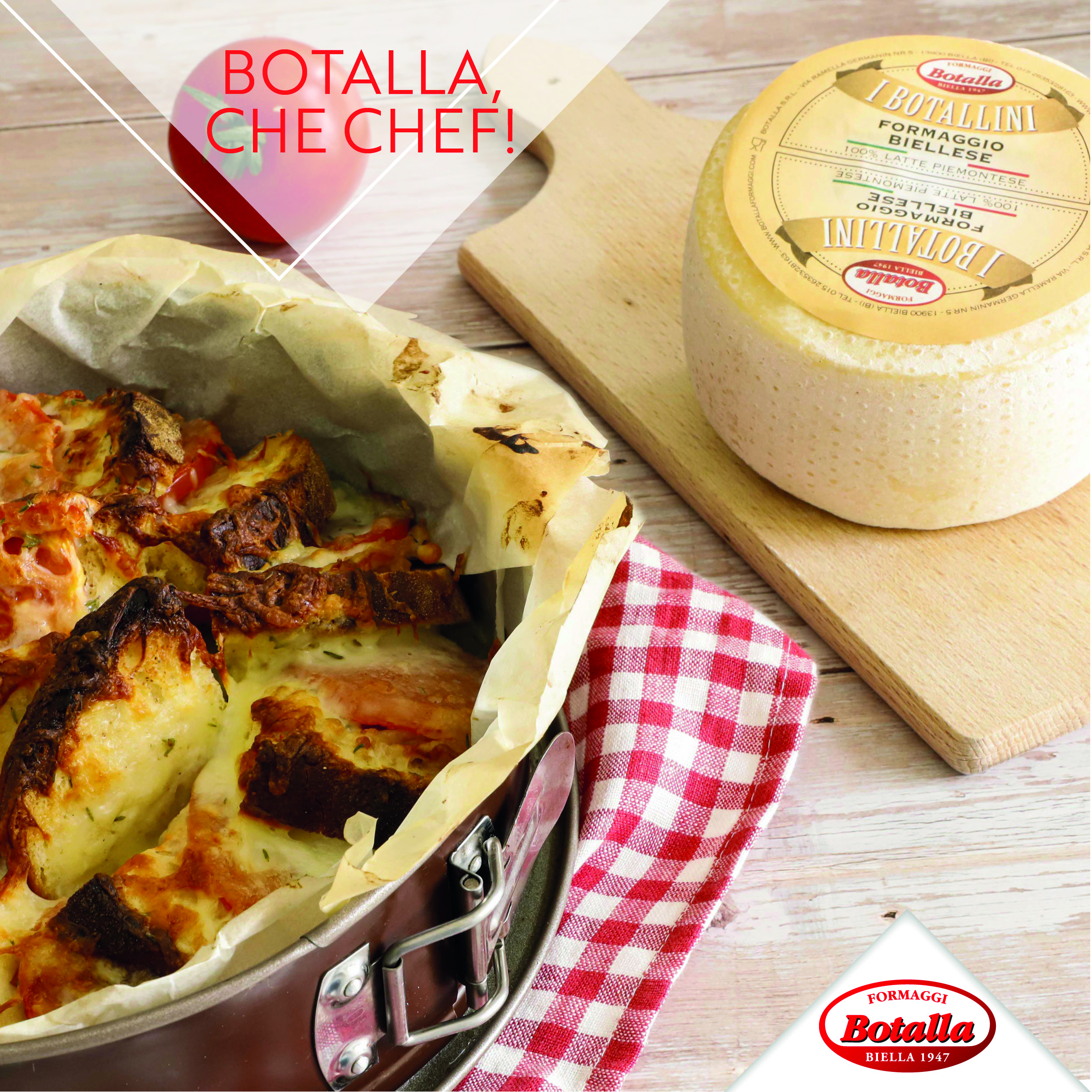 Torta di pane con Formaggio Biellese