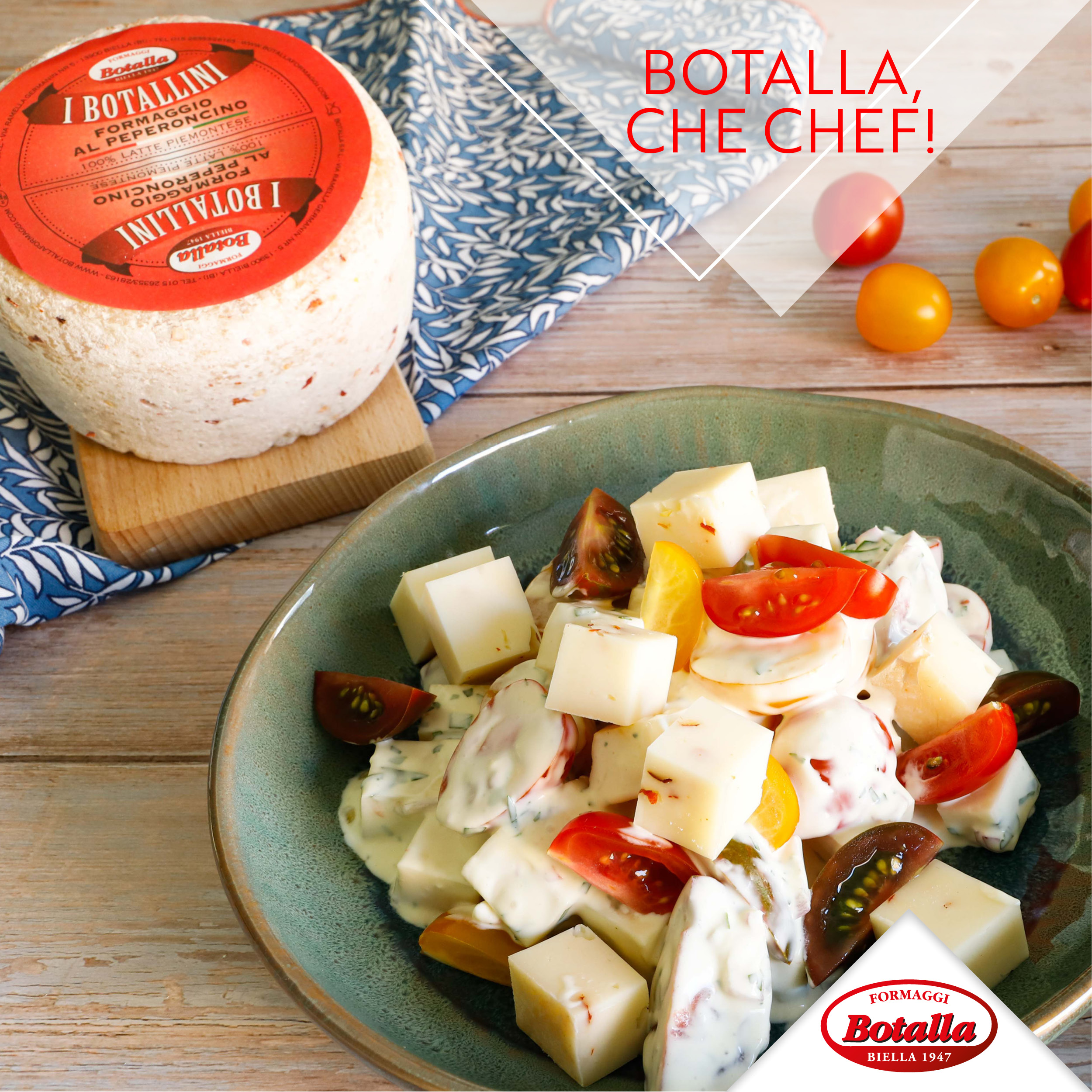 Insalata di Formaggio al Peperoncino