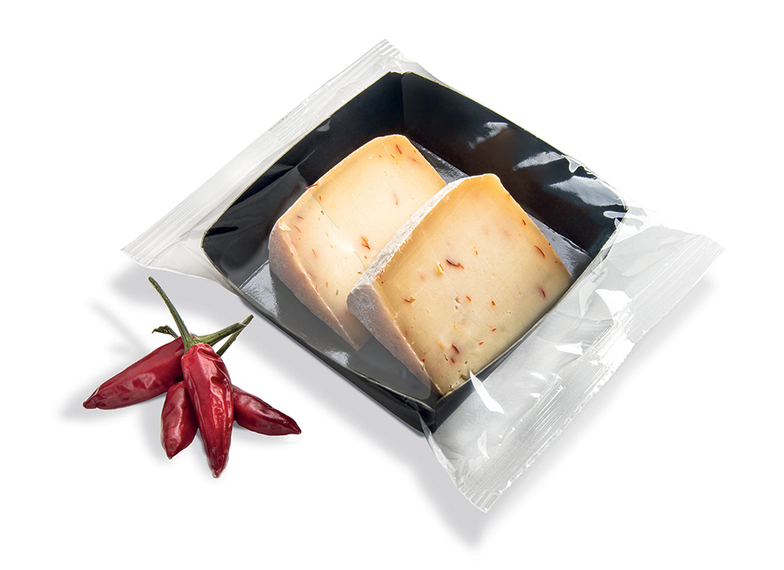formaggio porzionato al peperoncino