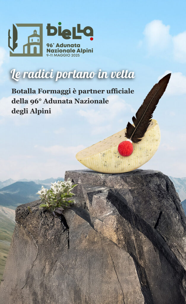 Botalla Formaggi, partner Adunata Alpini Biella 2025